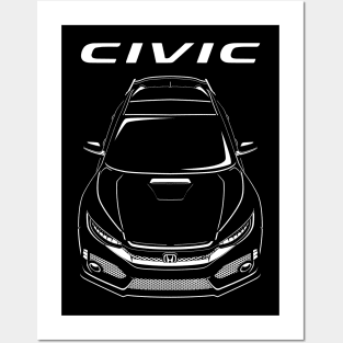 Civic Type R 10th gen 2018-2020 Posters and Art